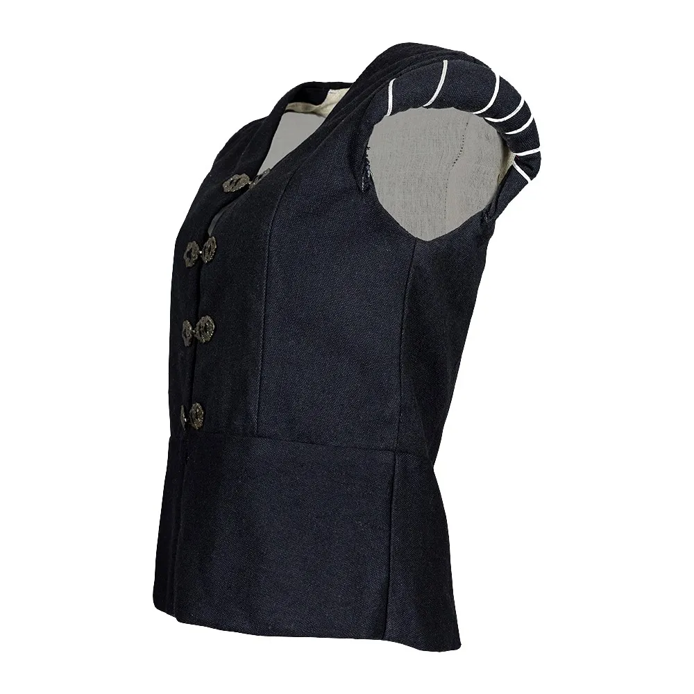Baumwoll-Doublet Geoffrey - schwarz