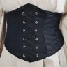 Boudica Cotton Corset - black