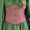 Boudica Cotton Corset - Brown