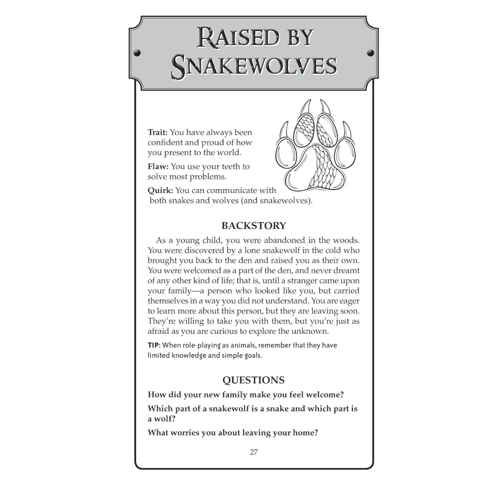 Before the Tavern: 100 Character Concepts for Tabletop Role-Playing Games