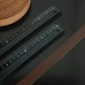 Bezpečnostní hliníkové pravítko Kemovan s protiskluzem 30 cm