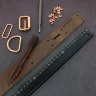 Bezpečnostní hliníkové pravítko Kemovan s protiskluzem 30 cm