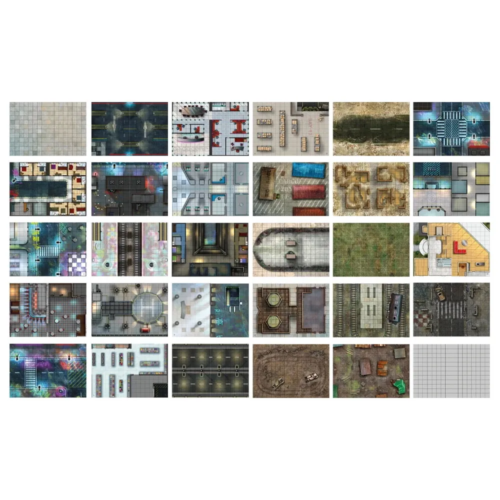 Big Book Of CyberPunk Battle Mats