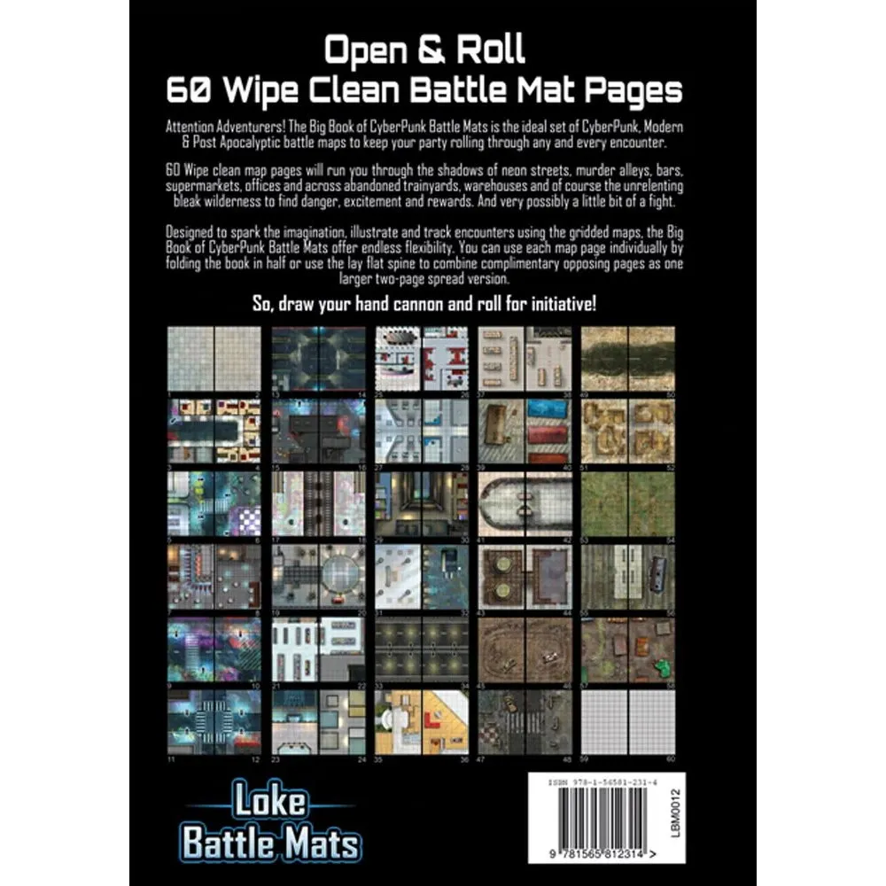 Big Book Of CyberPunk Battle Mats