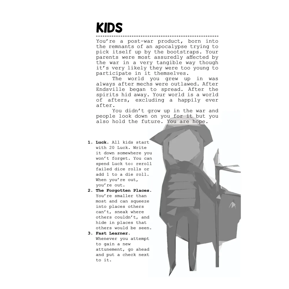 Blackbirds RPG
