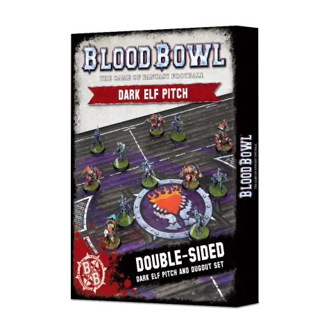 Blood Bowl - Dark Elf Pitch & Dugout