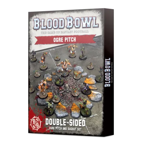 Blood Bowl - Ogre Team Pitch & Dugouts
