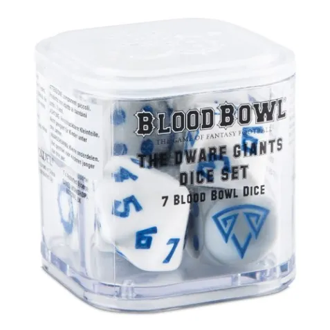 Blood Bowl - The Dwarf Giants Dice Set