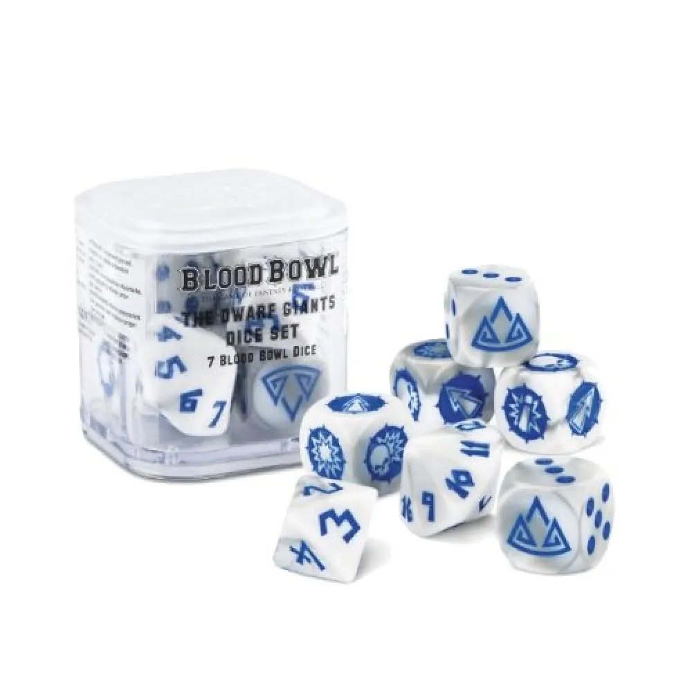 Blood Bowl - The Dwarf Giants Dice Set