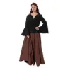 Wide-sleeve blouse - black