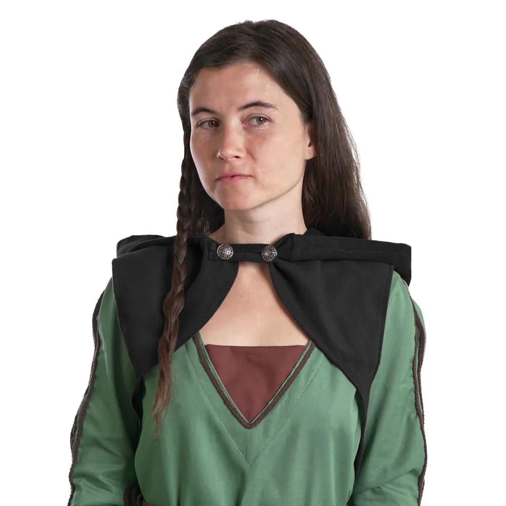 Bolero with Hood - Black