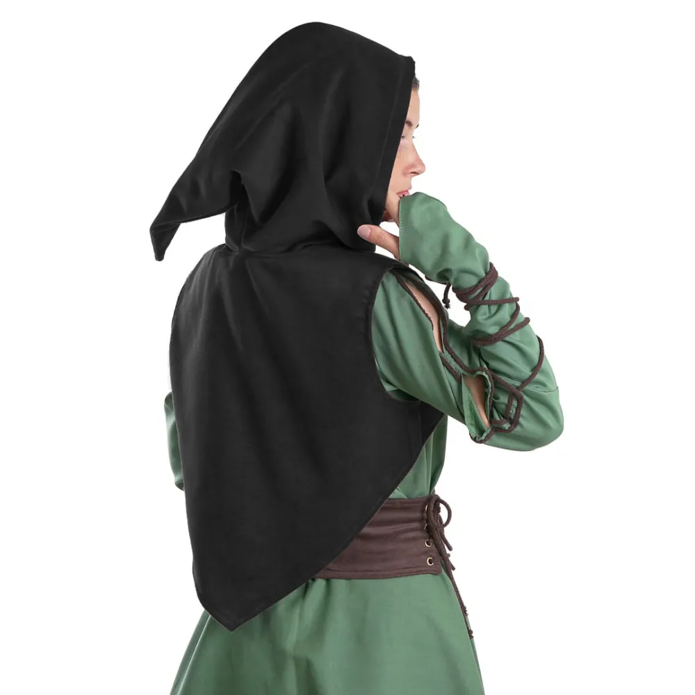 Bolero with Hood - Black