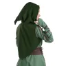 Bolero with hood - green