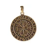 Bronzový amulet Vikingský kompas