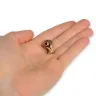 Bronze Raven Skull Bead
