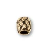 Braided bronze bead