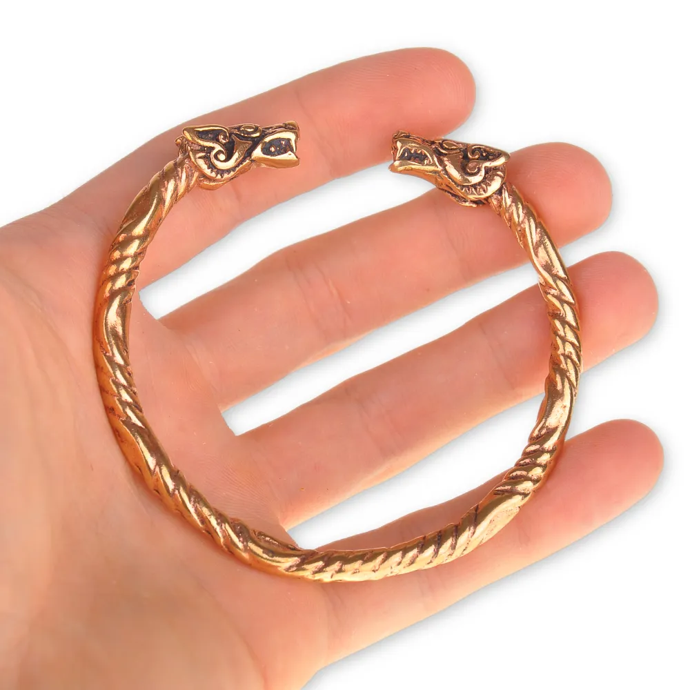 Furious Dog Bronze Bracelet