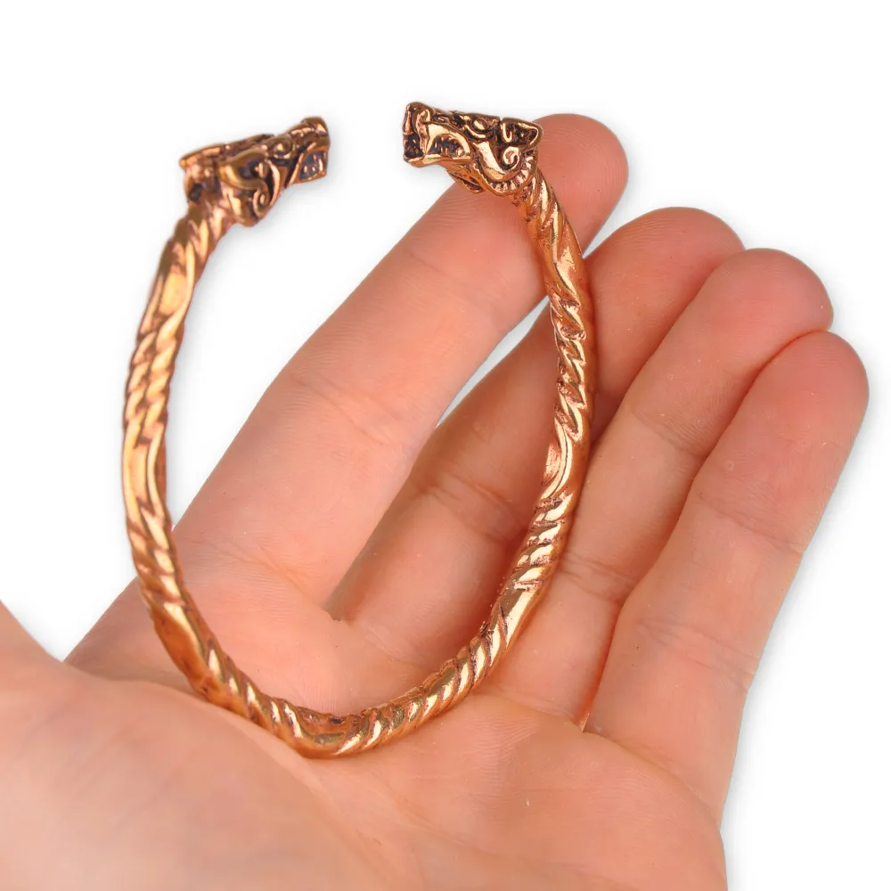 Furious Dog Bronze Bracelet
