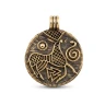 Bronze Pendant - Viking Coin Valknut