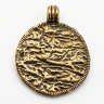 Bronze Pendant - Viking Coin Valknut