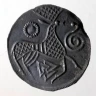 Bronze Pendant - Viking Coin Valknut
