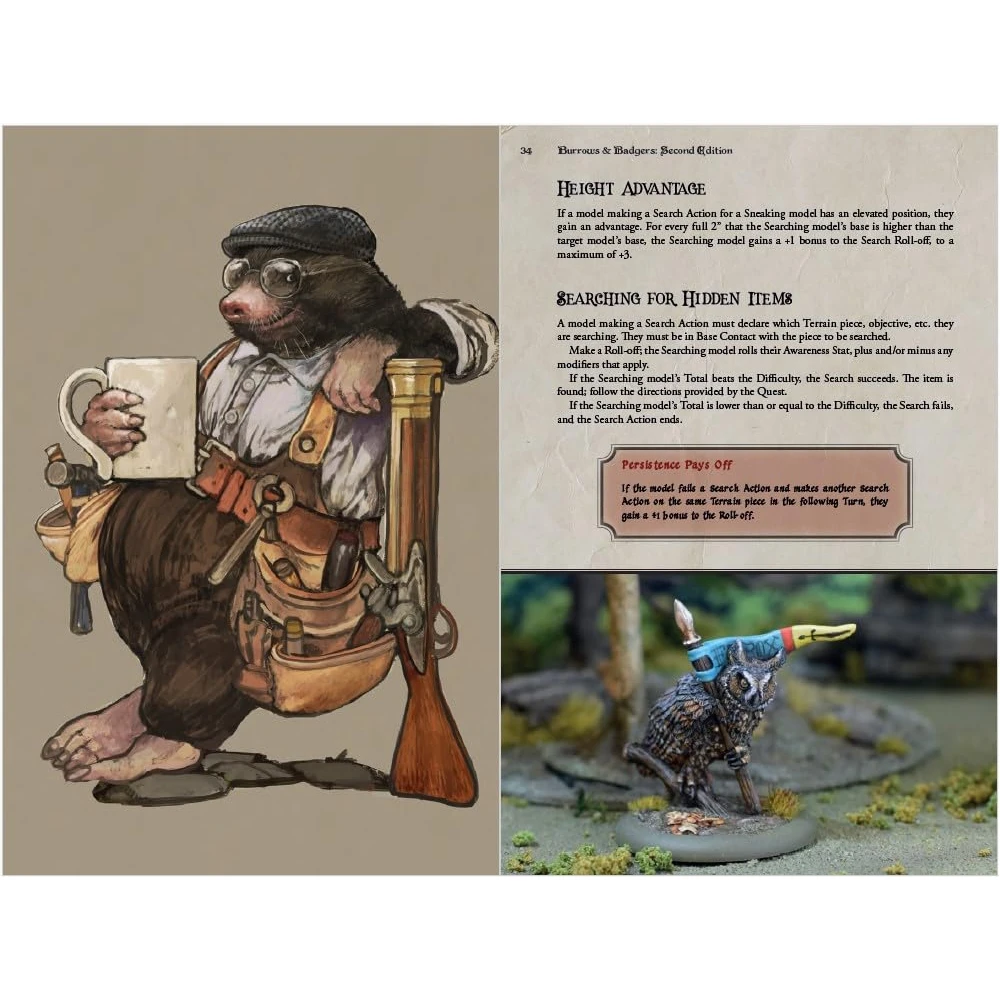 Burrows & Badgers: A Skirmish Game of Anthropomorphic Animals (2nd Edition)