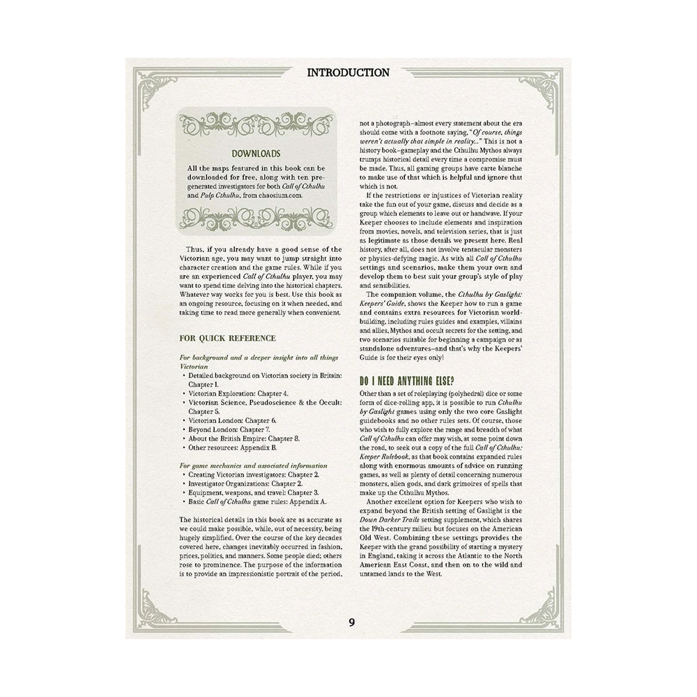 Call of Cthulhu: Cthulhu by Gaslight - Investigators' Guide