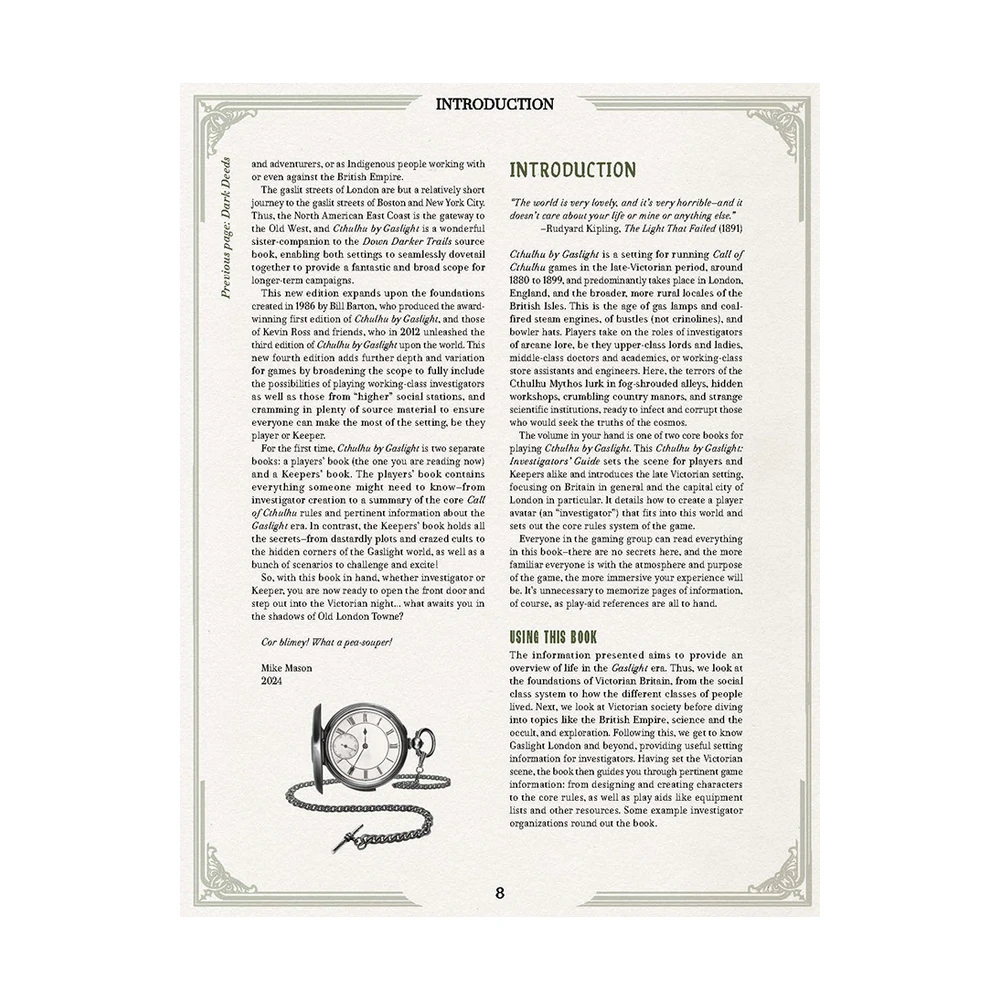 Call of Cthulhu: Cthulhu by Gaslight - Investigators' Guide