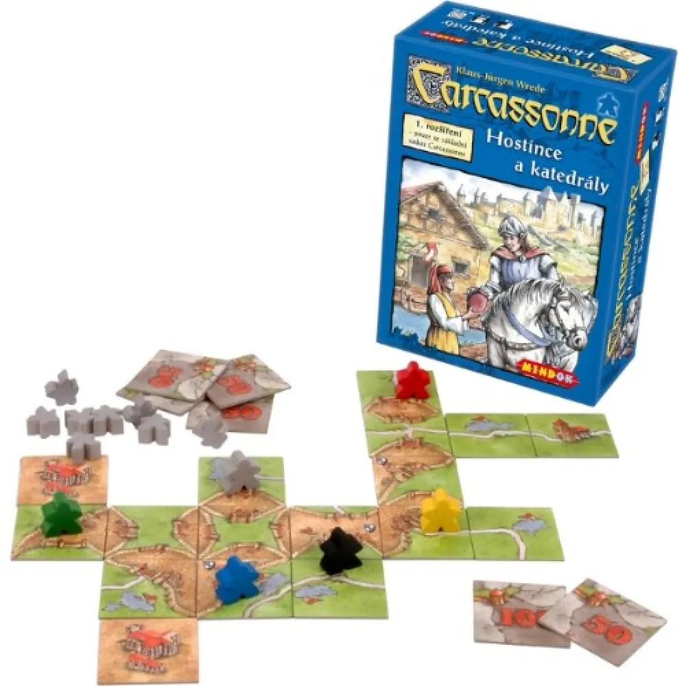 Carcassonne - Hostince a katedrály (rozšíření)