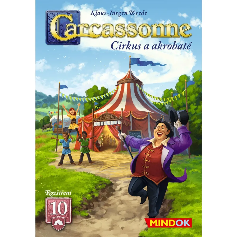 Carcassonne rozšíření 10: Cirkus a akrobaté (edice 2025)