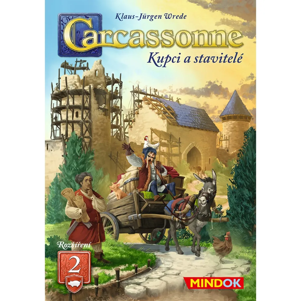 Carcassonne rozšíření 2: Kupci a stavitelé (edice 2025)