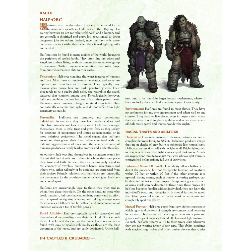 Castles & Crusades - Players Handbook