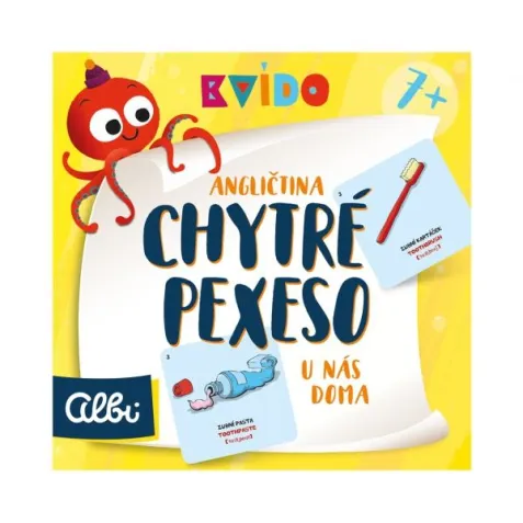 Kvído chytré pexeso - Angličtina: U nás doma