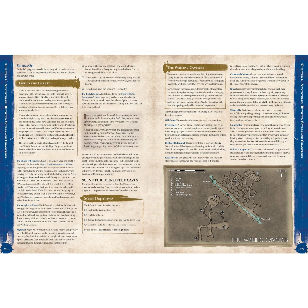 Cohors Cthulhu RPG: Germania Adventure Book