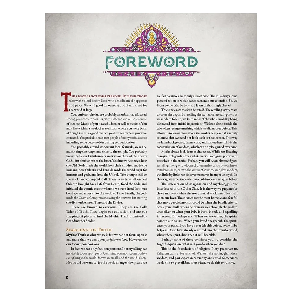 Cults of RuneQuest: Mythology