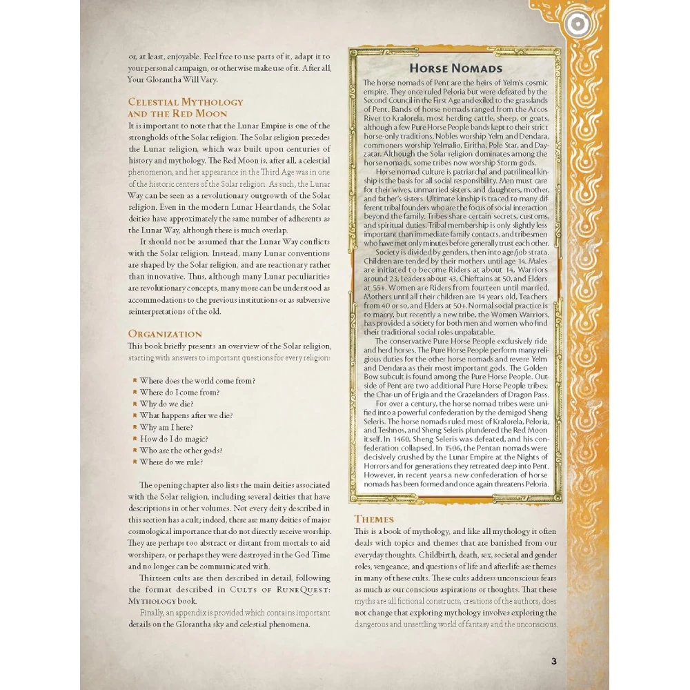 Cults of RuneQuest: The Gods of Fire and Sky