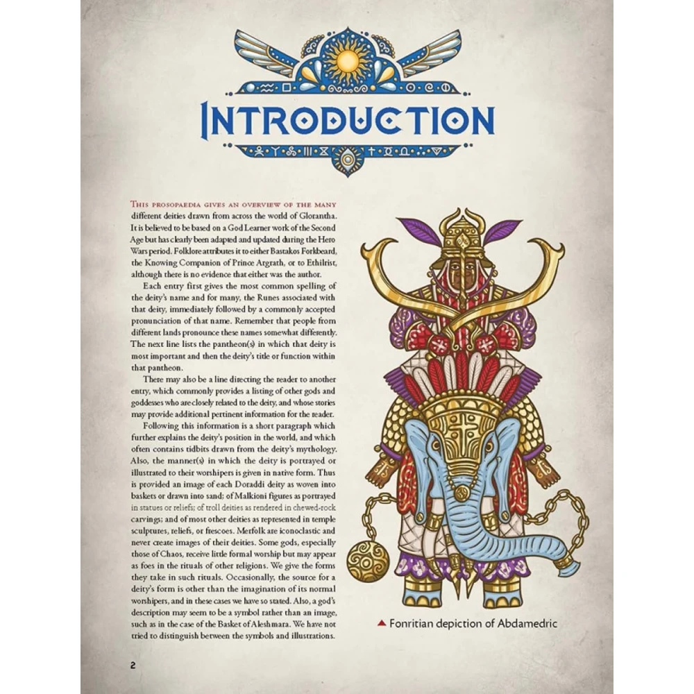 Cults of RuneQuest: The Prosopaedia