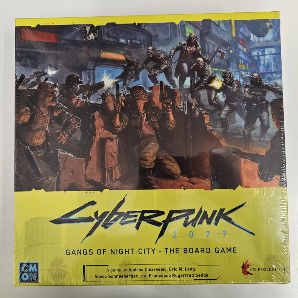 Cyberpunk 2077: Gangs of Night City - poškozený obal