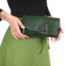 Women's leather fanny pack