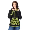 Damen-Kapuzenpullover Skamandra, schwarz