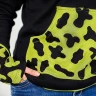 Damen-Kapuzenpullover Skamandra, schwarz