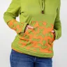 Damen-Kapuzenpullover Skamandra, grün