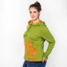 Damen-Kapuzenpullover Skamandra, grün
