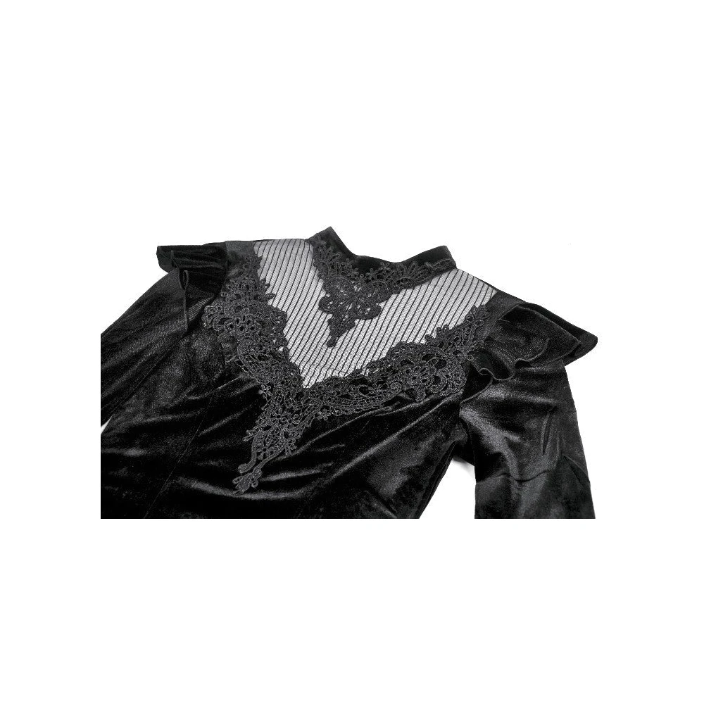 Women's Gothic Velvet T-shirt