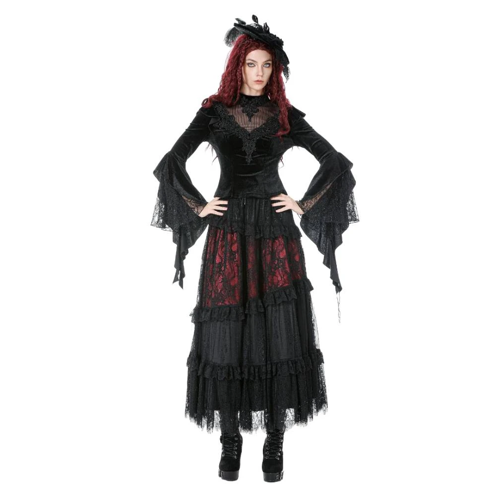 Women's Gothic Velvet T-shirt