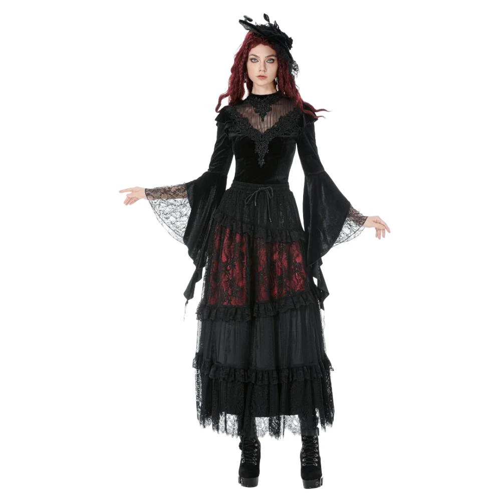 Women's Gothic Velvet T-shirt