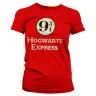 Damen-T-Shirt Harry Potter - Hogwarts Express, rot