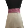Women's linen belt - purple
