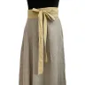 Women's linen belt - sand