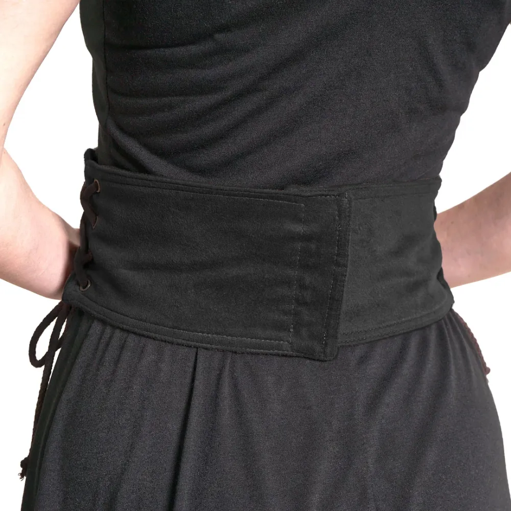 Women's slim corset - black